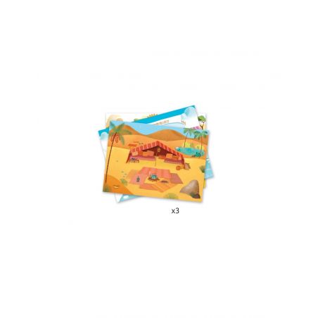 Décalcos - Savane, désert et pôle nord par Djeco Décalcos - Savane, désert et pôle nord par Djeco