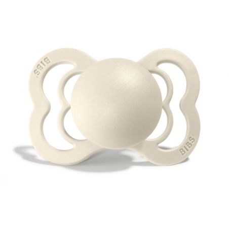 2 Tétines Bibs Supreme |Ivoire et Rose Blush Taille 2 par Bibs version blanche 2 Tétines Bibs Supreme |Ivoire et Rose Blush Taille 2 par Bibs version blanche