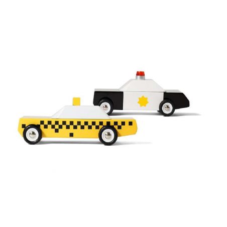 Candycar | Lot de 2 voitures City par CandyLab Toys vue de côté Candycar | Lot de 2 voitures City par CandyLab Toys vue de côté