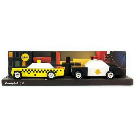 Candycar | Lot de 2 voitures City par CandyLab Toys dans la boite Candycar | Lot de 2 voitures City par CandyLab Toys dans la boite