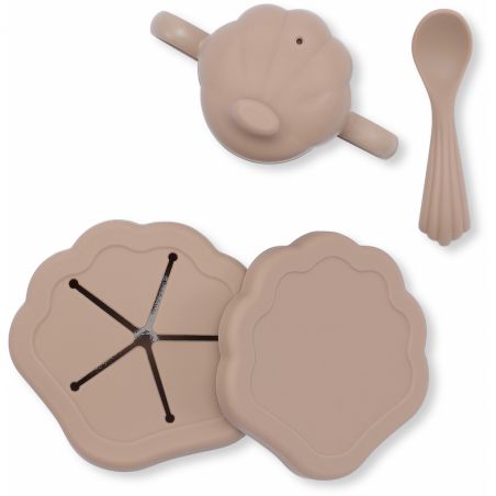 Set de repas coquillage | Blush par Konges Slojd