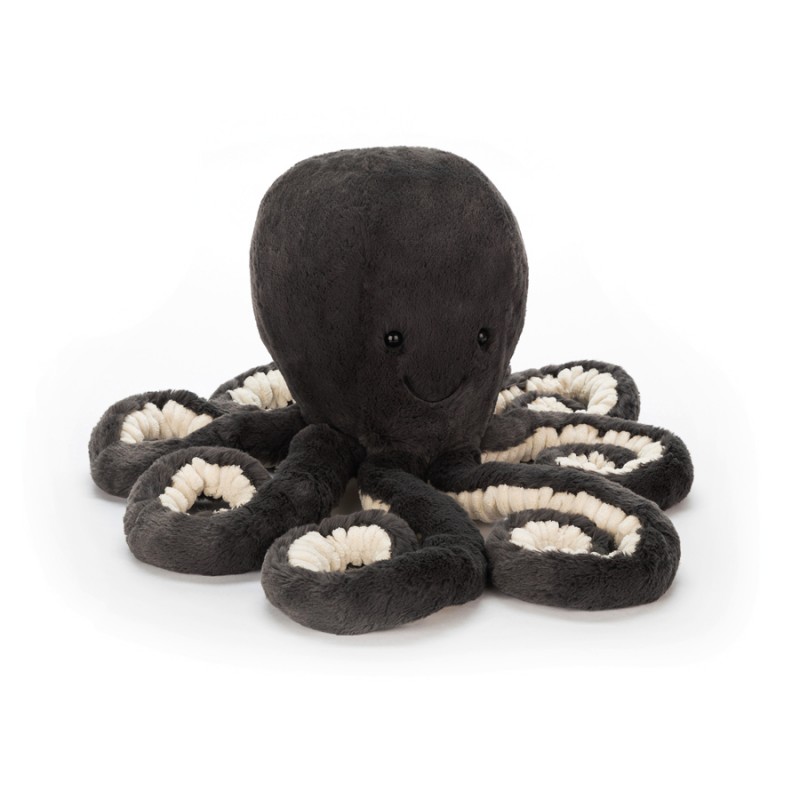 Peluche bébé pieuvre Noir 14 cm par Jellycat