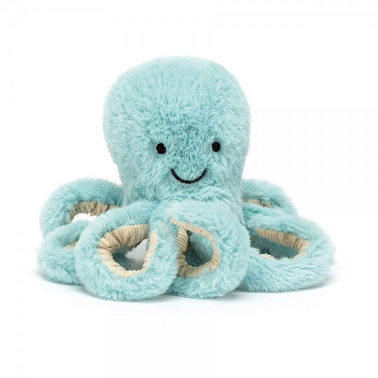 Peluche Pieuvre Bleu 14 Cm, Jellycat - Little Cecile