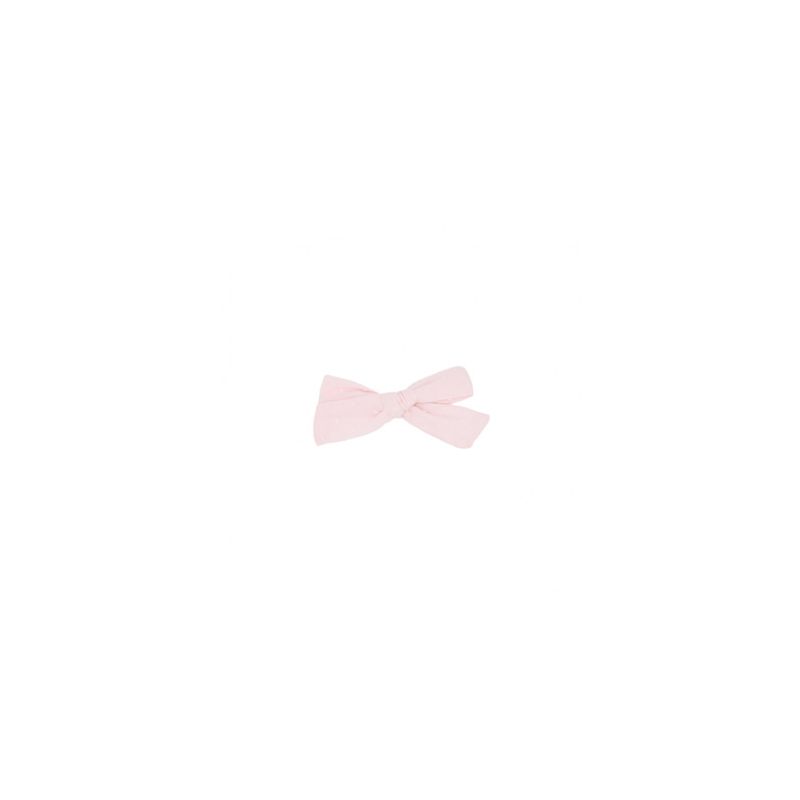 Barrette Coton Pince Crocodile Rose Pale Noah Sisi Little Cecile