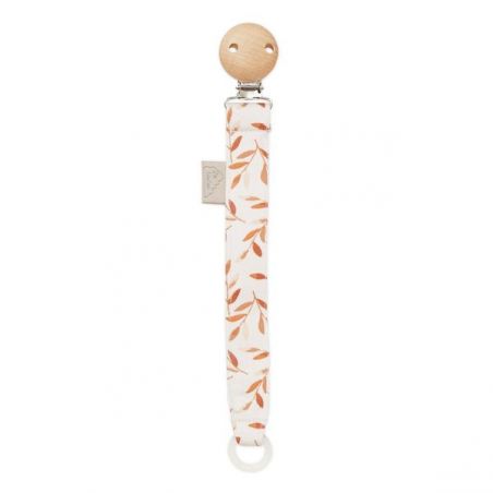 Attache tétine | Feuilles caramel par CamCam Copenhagen Attache tétine | Feuilles caramel par CamCam Copenhagen