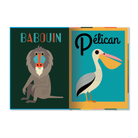 Livre géant | Animaux autour du monde par Marcel et Joachim double page Livre géant | Animaux autour du monde par Marcel et Joachim double page