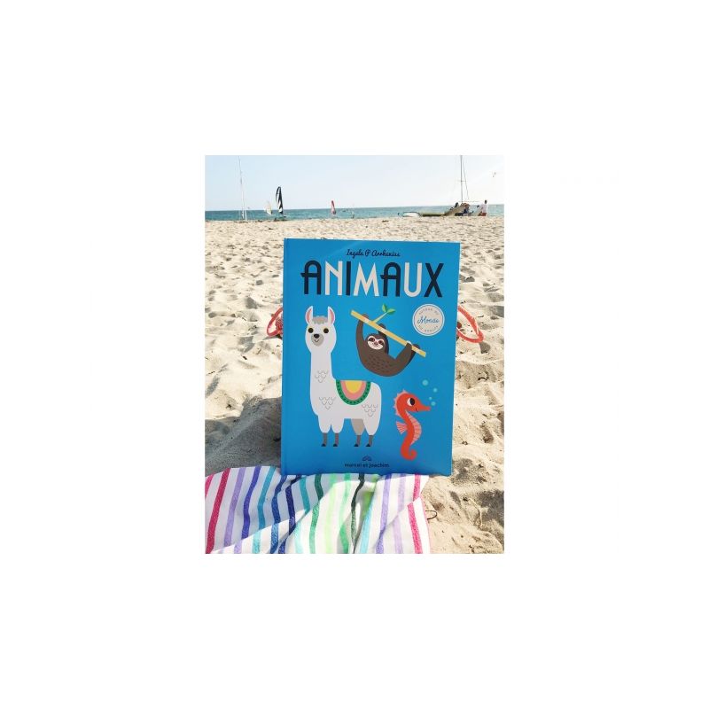 Livre géant | Animaux autour du monde par Marcel et Joachim sur la plage
