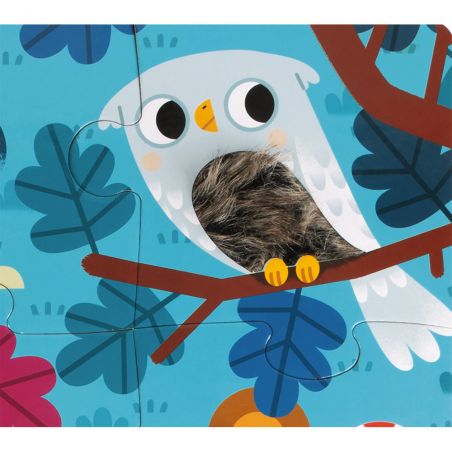 Puzzle tactile | Les animaux de la forêt - Janod Puzzle tactile | Les animaux de la forêt - Janod