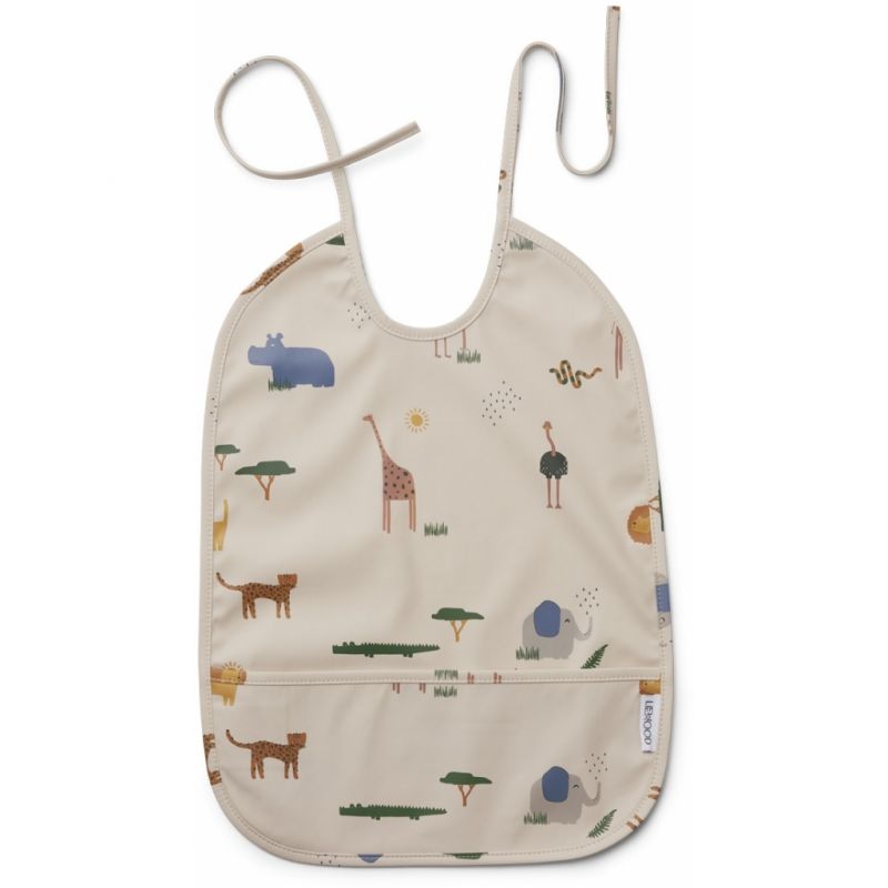 Bavoir imperméable | Safari beige par Liewood