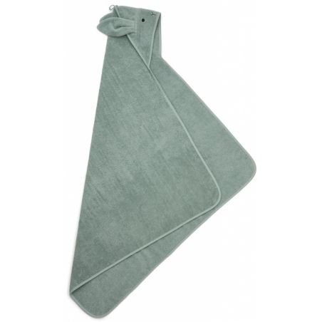 Grande cape de bain en coton bio | Lapin Peppermint par Liewood Grande cape de bain en coton bio | Lapin Peppermint par Liewood