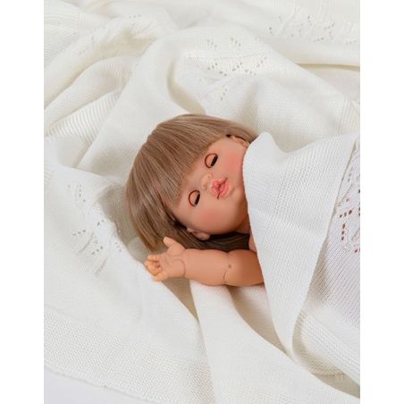 Poupée fille Blonde Zoé aux yeux dormeurs par Paola Reina dans couverture Poupée fille Blonde Zoé aux yeux dormeurs par Paola Reina dans couverture