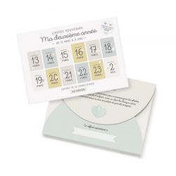 Kit De Cartes Souvenirs De Bebe De 13 A 24 Mois Zu Little Cecile
