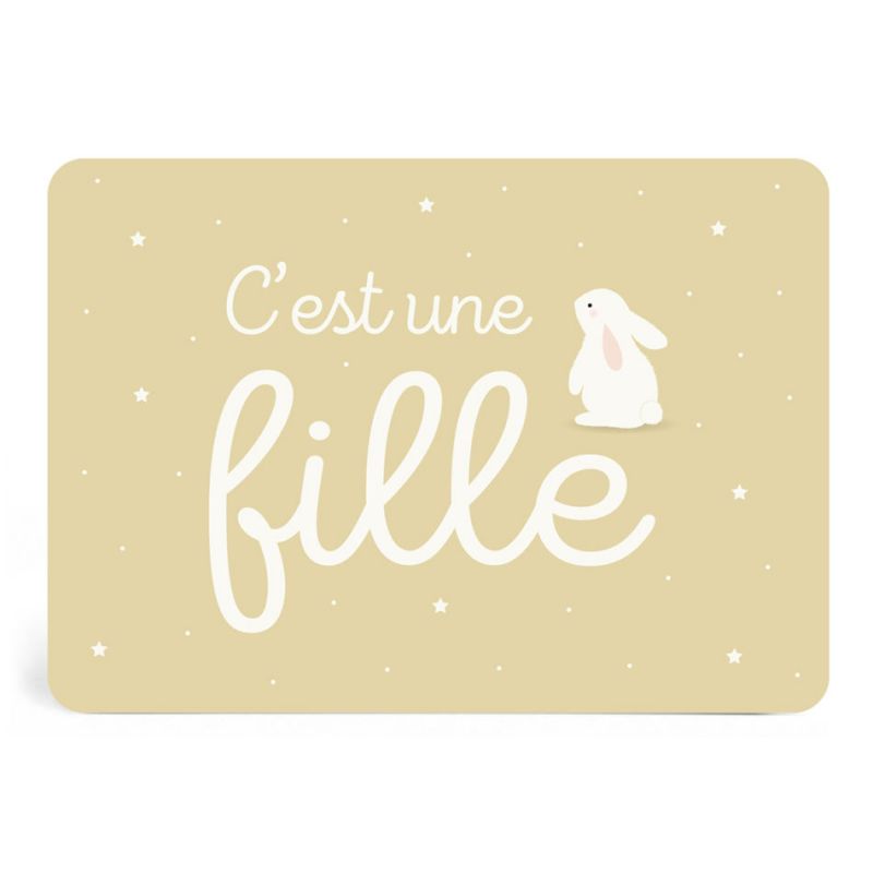 Carte C Est Une Fille Zu Little Cecile