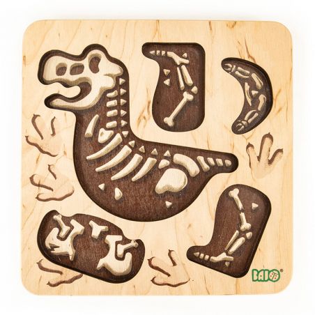 Puzzle en bois | Trex par Bajo le support Puzzle en bois | Trex par Bajo le support