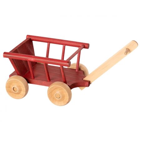 Petit chariot pour souris rouge par Maileg