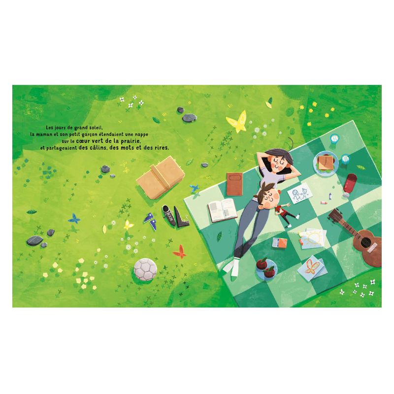 Le cœur d'une maman ouvert sur deux pages