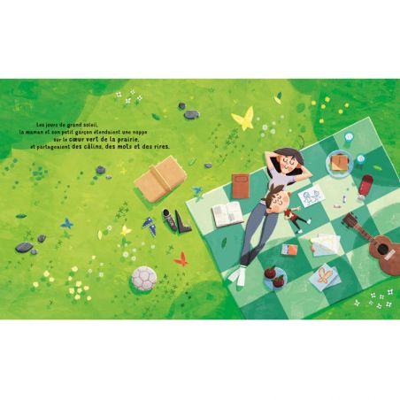 Le cœur d'une maman ouvert sur deux pages