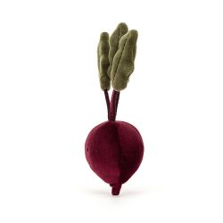 Peluche végétale | Betterave par Jellycat de dos