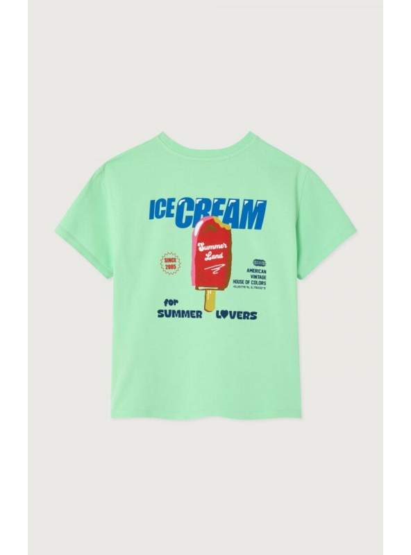 t-shirt enfant American Vintage couleur amandier