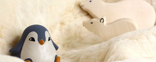 Thème banquise : jouets, décoration, peluches et livres